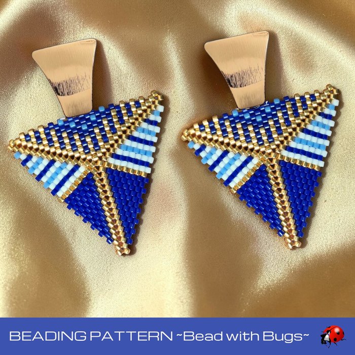3D Peyote Stitch Beading Pattern: SUMMER BLISS by Bead with Bugs