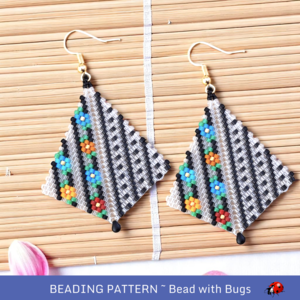 ABIGAILS GARDEN: Peyote Stitch Beading Pattern by Bead with Bugs