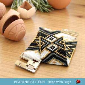 CASSANDRA:  A Peyote Stitch Beaded Bracelet Pattern by Bead with Bugs