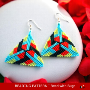 CELEBRATE: 3D Peyote Stitch Beading Pattern by Bead with Bugs
