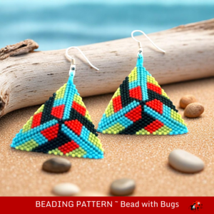 CELEBRATE: 3D Peyote Stitch Beading Pattern by Bead with Bugs