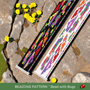 CELEBRATIONS: A Peyote Stitch Beaded Bracelet Pattern by Bead with Bugs