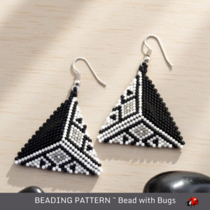 DARK MATTER: 3D Peyote Stitch Beading Pattern by Bead with Bugs