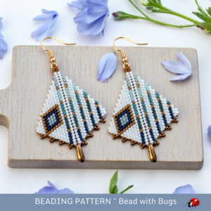 ENTER THE CALM: Peyote Stitch Beading Pattern by Bead with Bugs