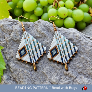 ENTER THE CALM: Peyote Stitch Beading Pattern by Bead with Bugs