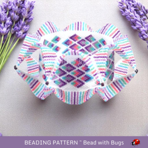 FEATHERS : Geometric 3D Peyote Stitch Beaded Bracelet Tutorial