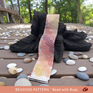 HARMONY:  A Peyote Stitch Beaded Bracelet Pattern by Bead with Bugs