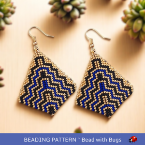 MATRIX: Peyote Stitch Beading Pattern by Bead with Bugs