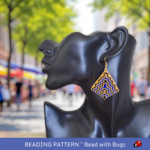 MATRIX: Peyote Stitch Beading Pattern by Bead with Bugs