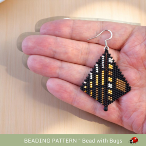 MIXED METALS: Peyote Stitch Beading Pattern by Bead with Bugs