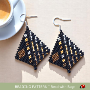 MIXED METALS: Peyote Stitch Beading Pattern by Bead with Bugs