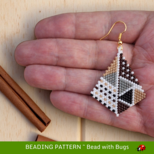 MUD CLOTH 2: Peyote Stitch Beading Pattern by Bead with Bugs