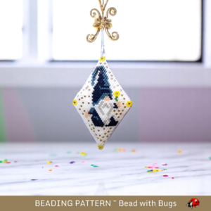 BLUEBERRY GNOME: 3D Peyote Stitch Beaded Pod Pattern by Bead with Bugs