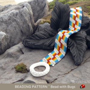 THE DAYS END:  A Peyote Stitch Beaded Bracelet Pattern by Bead with Bugs