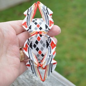 AMELIA : Geometric 3D Peyote Stitch Beaded Bracelet Tutorial