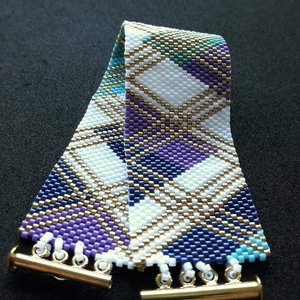 HERE I GO AGAIN:  A Peyote Stitch Beaded Bracelet Pattern by Bead with Bugs