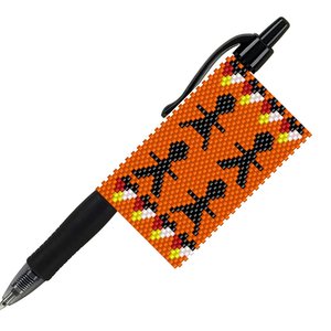 EVERY CHILD MATTERS: Peyote Stitch Beaded Pen Wrap by Bead with Bugs