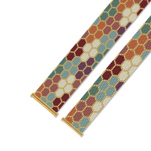 SPICE MARKET: A Peyote Stitch Beaded Bracelet Pattern by Bead with Bugs