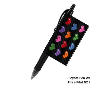 I LOVE YOU MORE:  Peyote Stitch Beaded Pen Wrap by Bead with Bugs