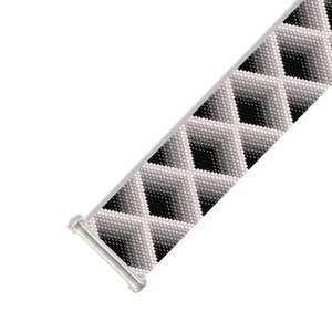 THE DEEP: A Peyote Stitch Beaded Bracelet Pattern by Bead with Bugs