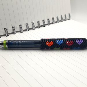 I LOVE YOU MORE:  Peyote Stitch Beaded Pen Wrap by Bead with Bugs
