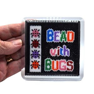 THE BOHO SET: Peyote Stitch Beaded Coaster Pattern by Bead with Bugs