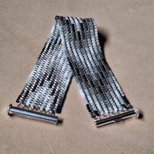 SHIFTING SHADOWS: A Peyote Stitch Beaded Bracelet Pattern by Bead with Bugs