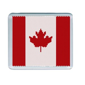 CANADIAN FLAG : Peyote Stitch Beaded Coaster Pattern by Bead with Bugs