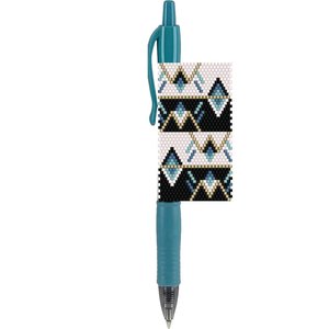 OPPOSITES ATTRACT: Peyote Stitch Beaded Pen Wrap by Bead with Bugs