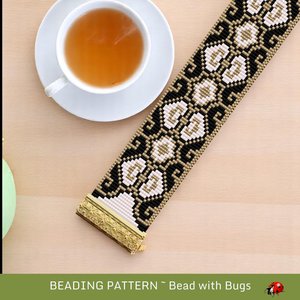 Loom Beaded Bracelet Pattern by Bead with Bugs, VICTORIAN LACE, PDF