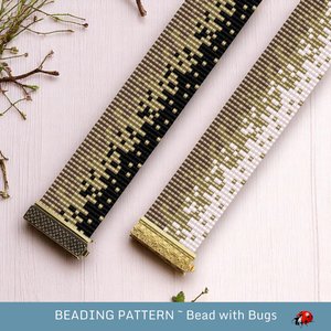 Loom Beaded Bracelet Pattern by Bead with Bugs, PARTICLES OF METAL, pdf
