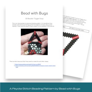 TRIANGLE TOGGLE CLASP: A Beaded Clasp Tutorial by Bead with Bugs