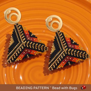 PASSION : 3D Peyote Stitch Beading Pattern by Bead with Bugs