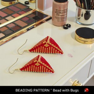 ELEGANCE: 3D Peyote Stitch Beading Pattern by Bead with Bugs