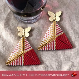 SUMMER WAVE : 3D Peyote Stitch Beading Pattern by Bead with Bugs