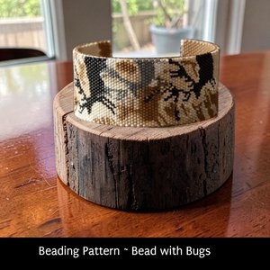 Peyote Stitch Bracelet Pattern, WILD THINGS (PDF)