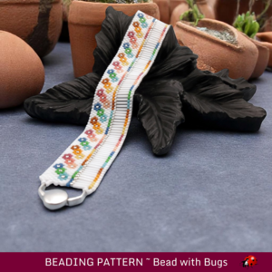 PERFECTLY PRETTY: A Peyote Stitch Beaded Bracelet Pattern by Bead with Bugs