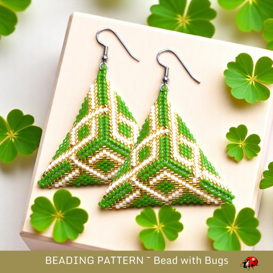 CELTIC KNOT: 3D Peyote Stitch Beading Pattern by Bead with Bugs