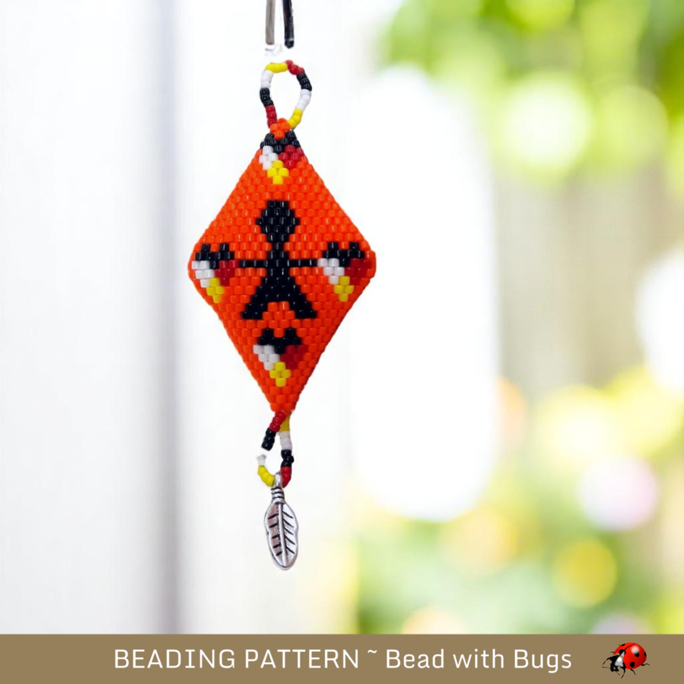 EVERY CHILD MATTERS: 3D Peyote Stitch Beaded Pod Pattern by Bead with Bugs