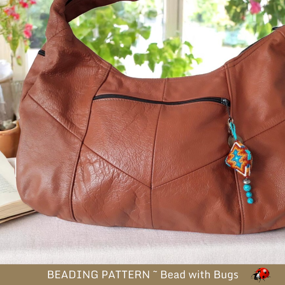 SOUND WAVES: 3D Peyote Stitch Beaded Pod Pattern by Bead with Bugs
