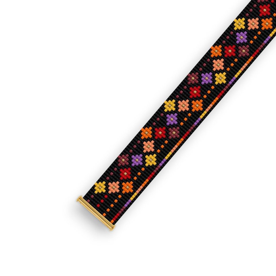 Loom Beaded Bracelet Pattern by Bead with Bugs, EMBERS, PDF