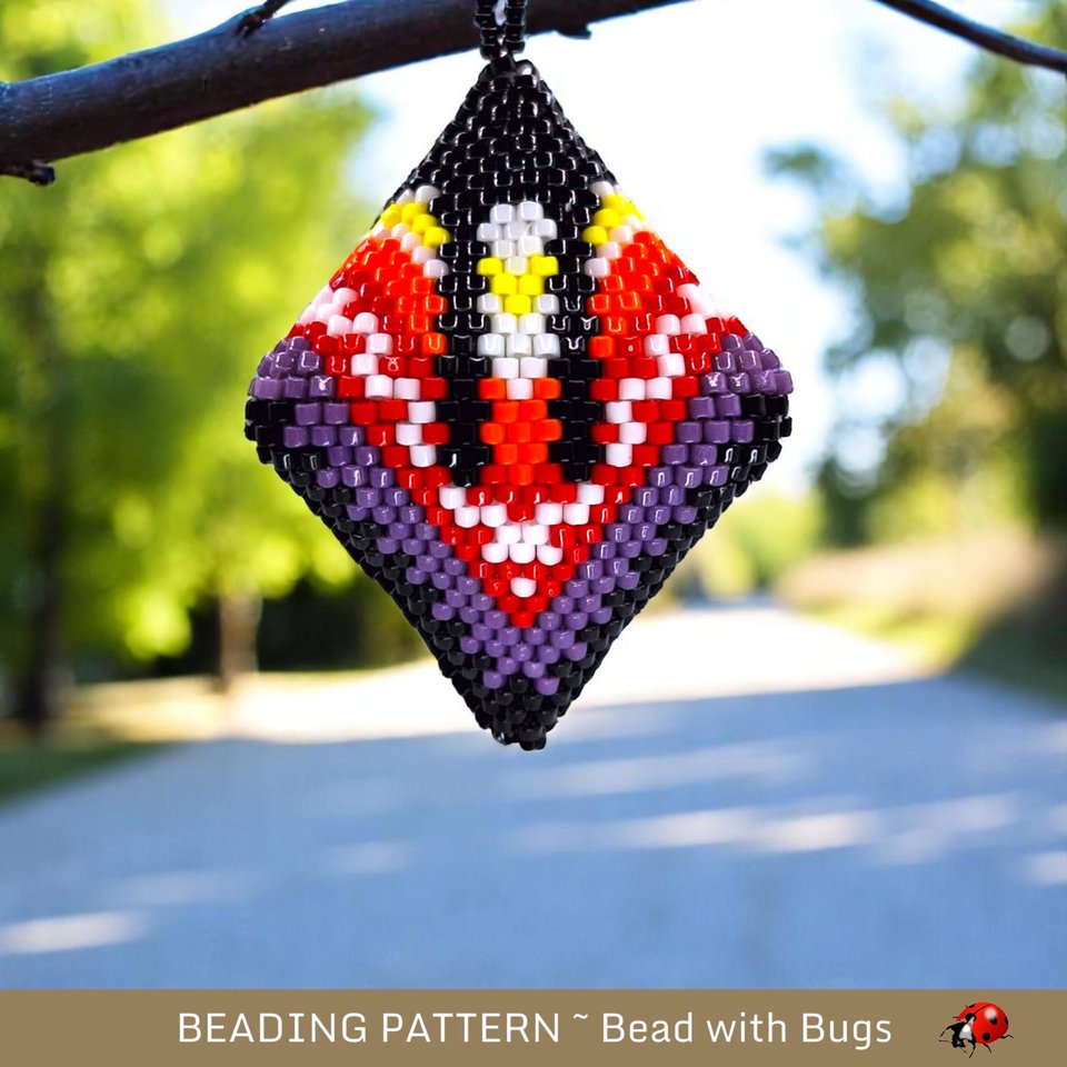 Indigenous Women Peyote Stitch POD Pattern | Unique Beading Design