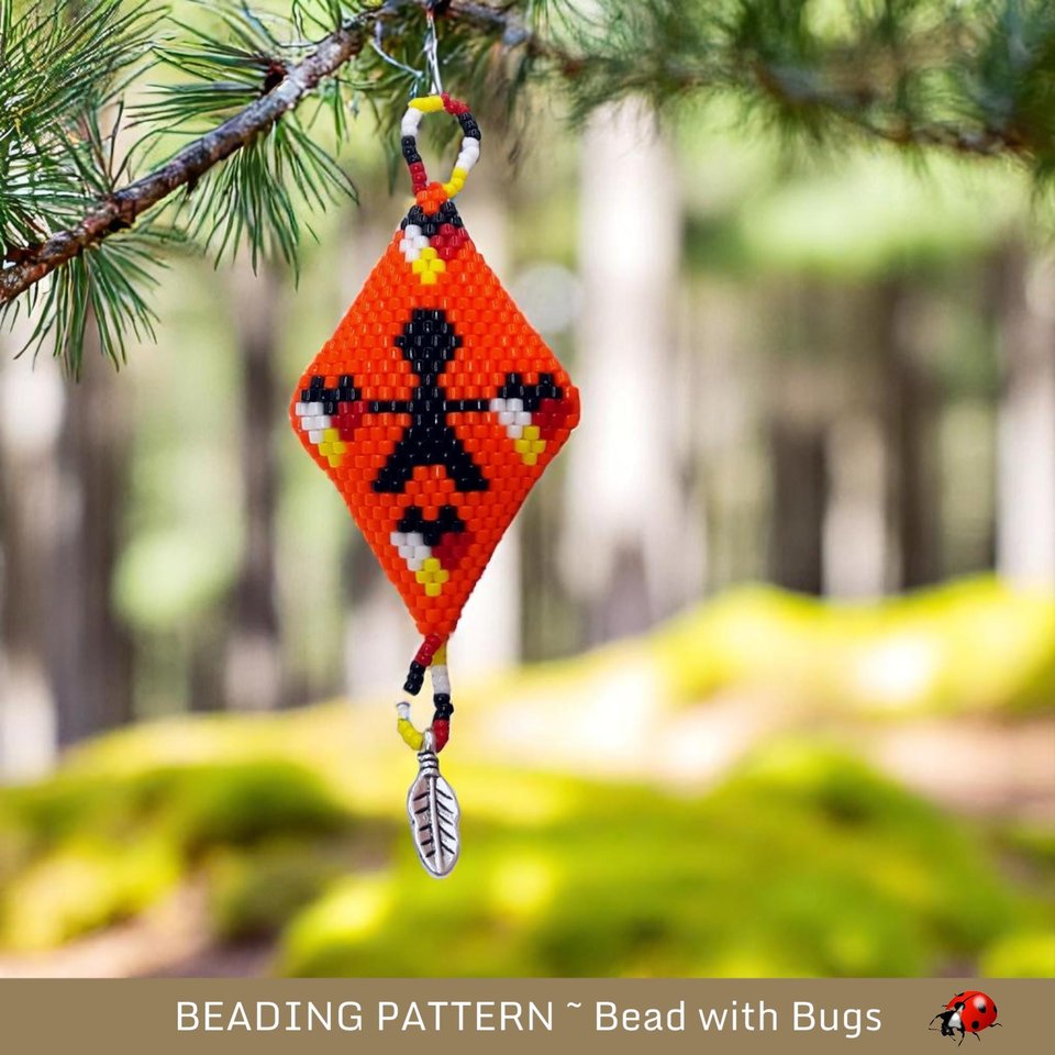 Symbolic EVERY CHILD MATTERS | Peyote Stitch Beaded pod pattern
