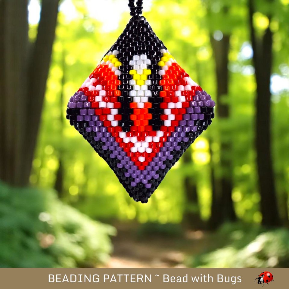 Indigenous Women Peyote Stitch POD Pattern | Unique Beading Design