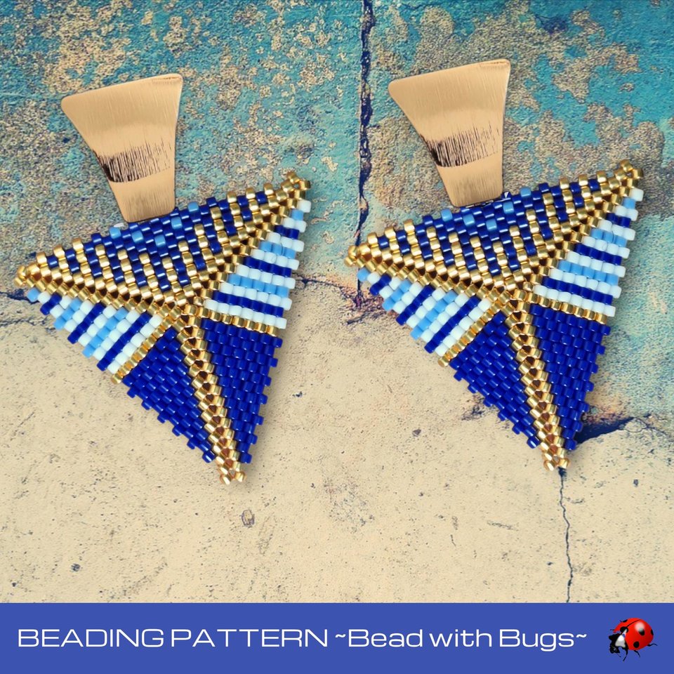 SUMMER BLISS : 3D Peyote Stitch Beading Pattern by Bead with Bugs