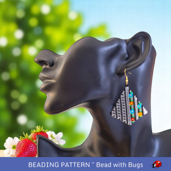 ABIGAILS GARDEN: Peyote Stitch Beading Pattern by Bead with Bugs