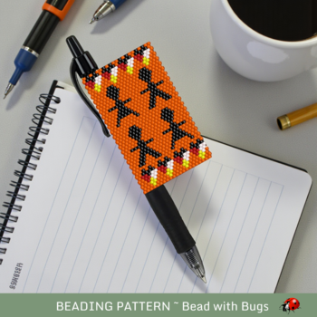 EVERY CHILD MATTERS: Peyote Stitch Beaded Pen Wrap by Bead with Bugs