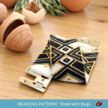 CASSANDRA:  A Peyote Stitch Beaded Bracelet Pattern by Bead with Bugs