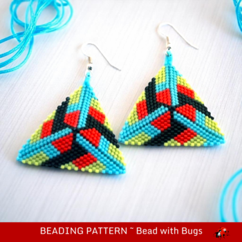 CELEBRATE: 3D Peyote Stitch Beading Pattern by Bead with Bugs