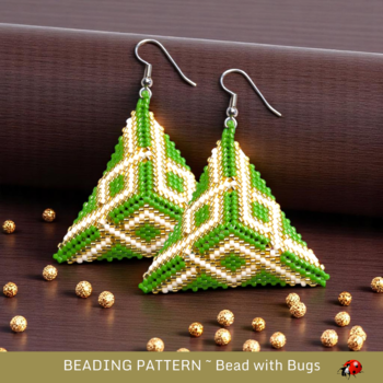 CELTIC KNOT: 3D Peyote Stitch Beading Pattern by Bead with Bugs